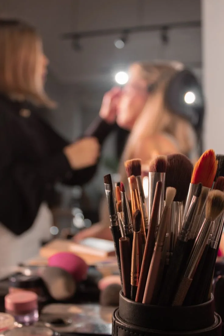 Full glam event makeup application at Sigh Of Relief Spa Calgary