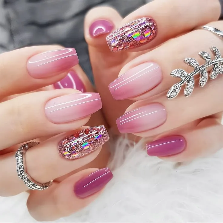 Gold luxury pedicure and gel nails at Sigh Of Relief Spa Calgary